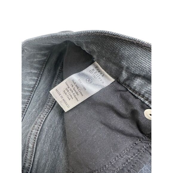 Frank & Eileen Cork The Everyday High Waist Straight Leg Jeans Worn Black sz 30 - Picture 8 of 12